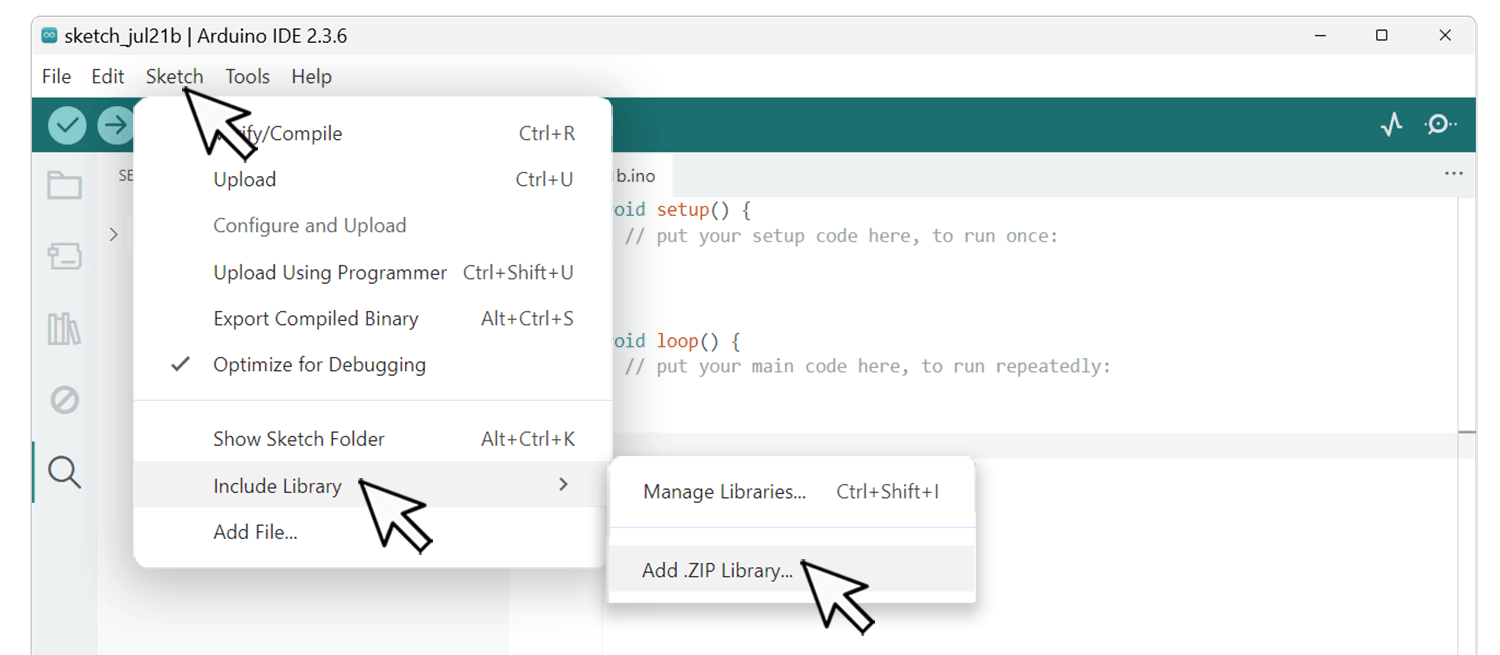 Add DUElink Zip file