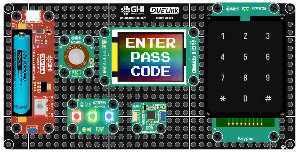 Holeyboard with Modules