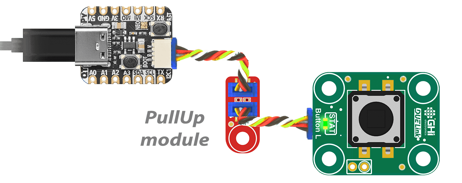 QTPY with Pull-up