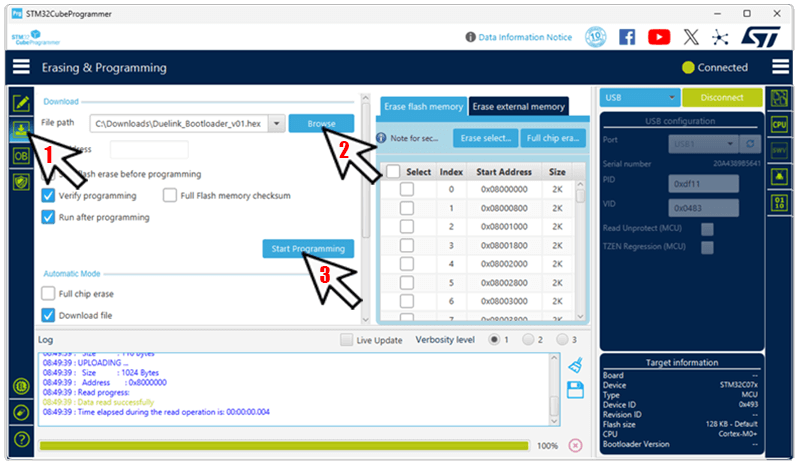 Select file