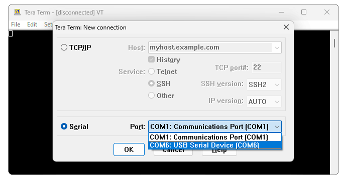 Connect the device