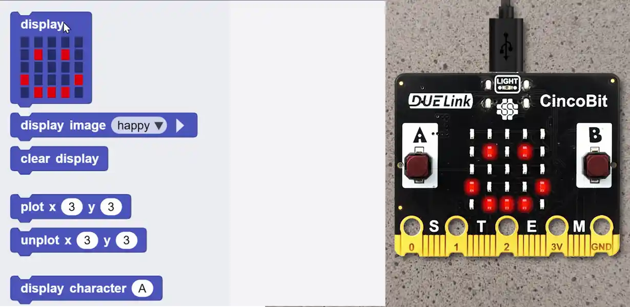 drag display block