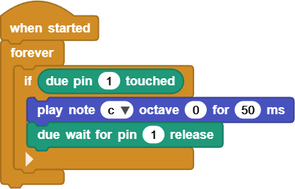 touch play note